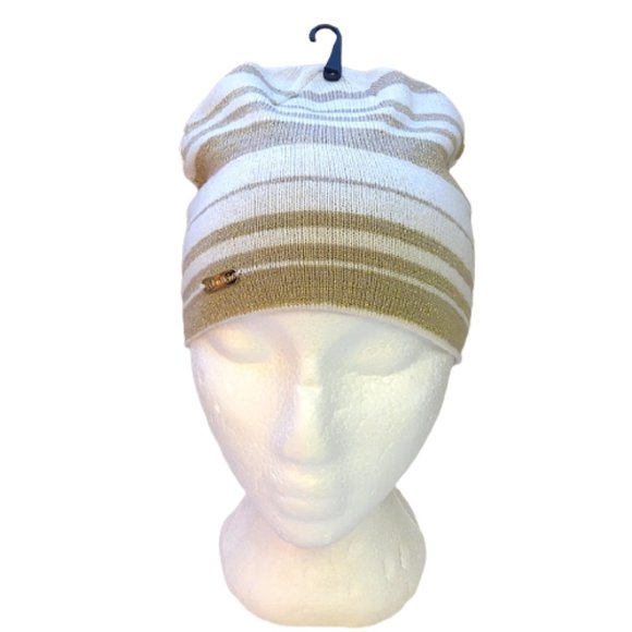 Calvin Klein Reversable Metallic Beanie NWT - Picture 1 of 11